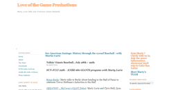 Desktop Screenshot of loveofthegameproductions.com